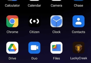 Android phone icons