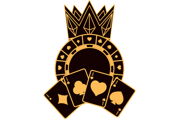 4 ace cards with a casino chip wearing a crown 4 ace cards with a casino chip wearing a crown