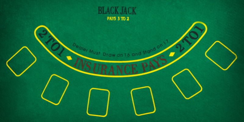 a green mobile blackjack table a green mobile blackjack table