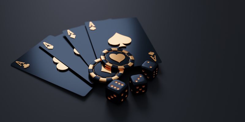Untitled design (19) Black and gold aces, chips and dice
