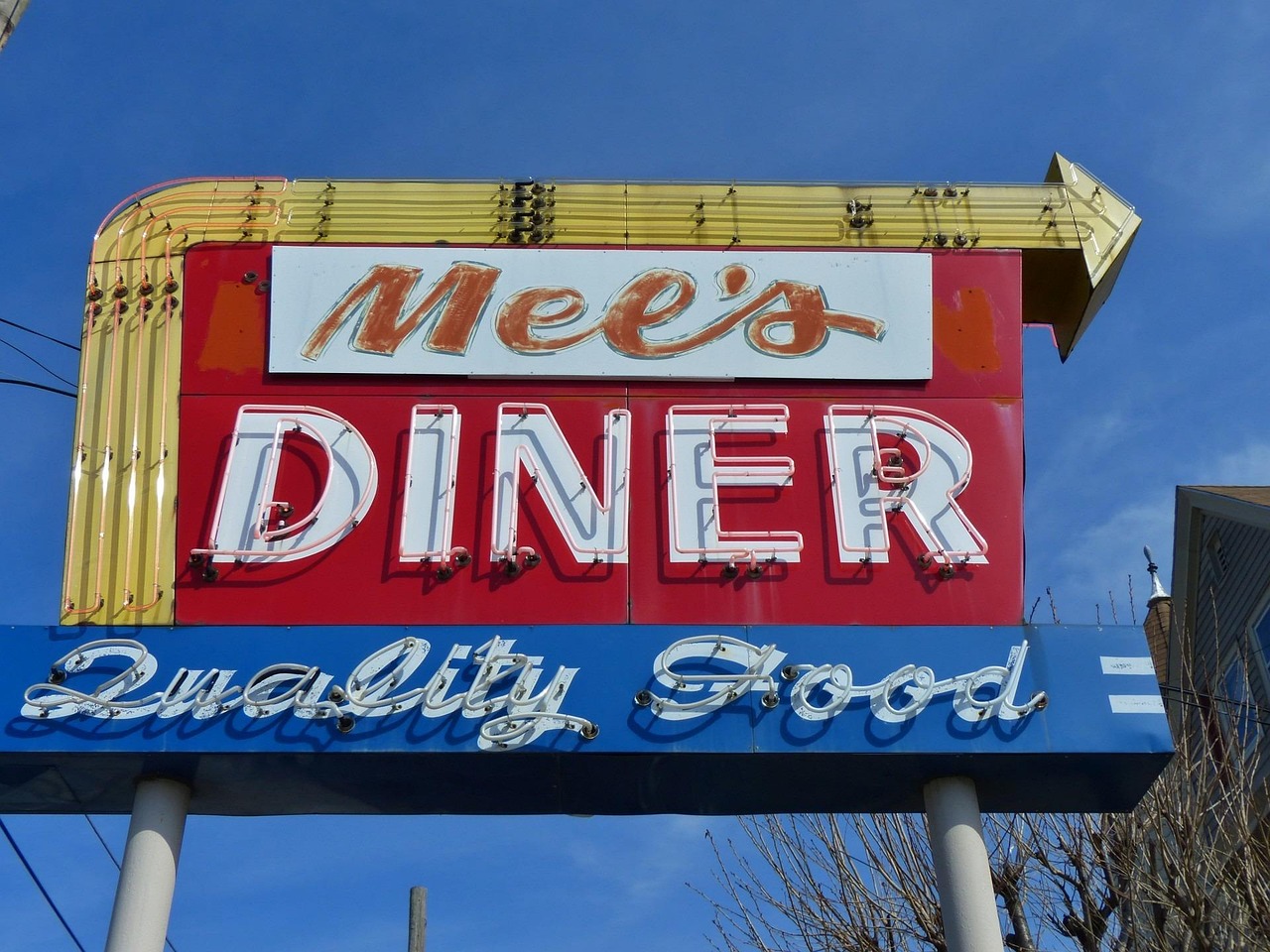 Vintage neon sign