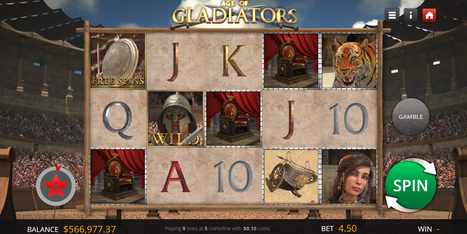 Age Of Gladiators game