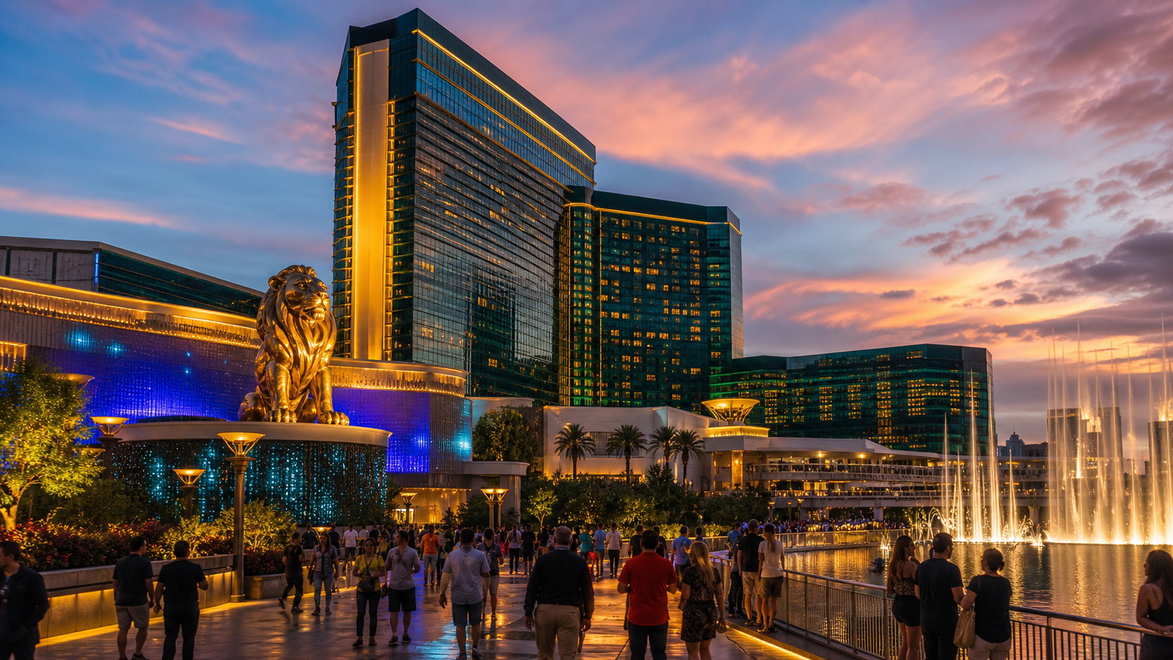MGM Las Vegas editorial illustration