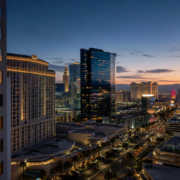 Las Vegas casino hotel rates editorial news image