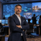 Editorial illustration of a casino gaming technology executive appointment and modern resort operations