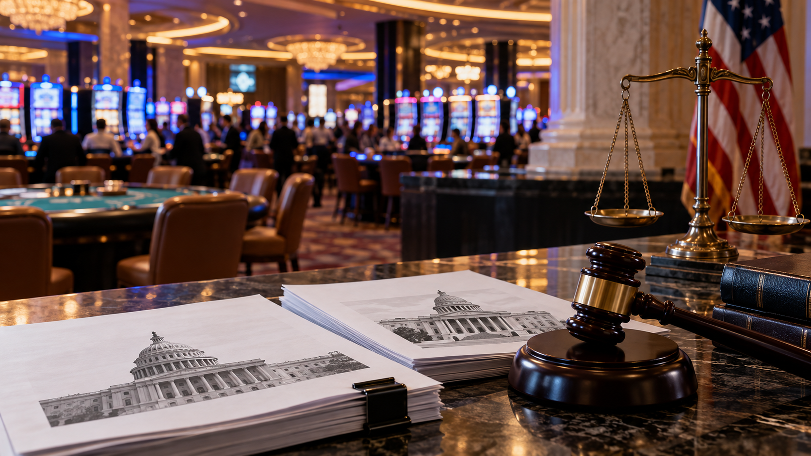 Editorial illustration for Event Contract Regulation: Federal and State Oversight Questions Take Center Stage