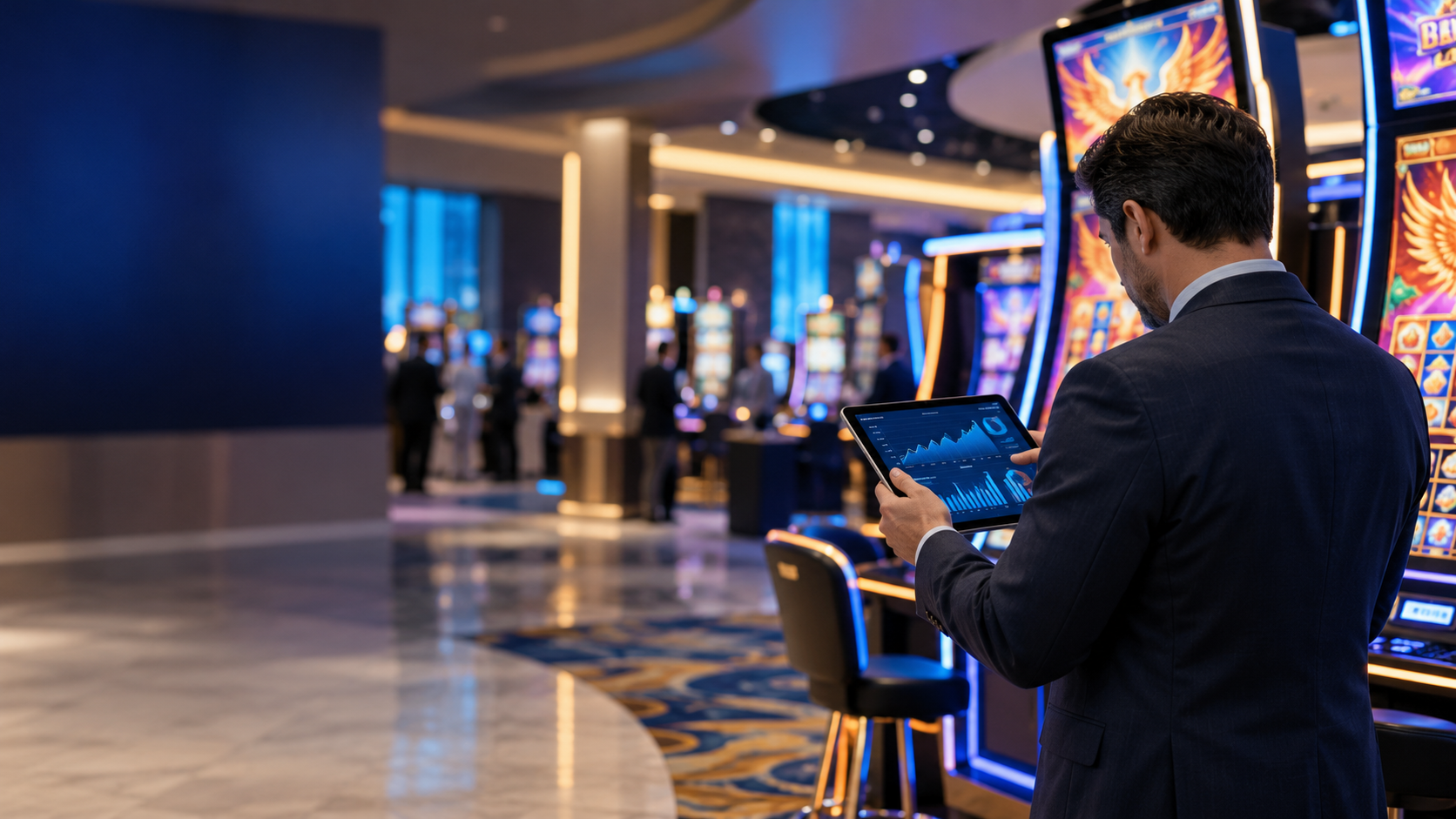Editorial illustration for Casino Gaming Stocks: Light & Wonder Momentum Draws Analyst Attention