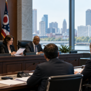 Editorial illustration for Ohio Prediction Market Regulation: Licensee Suitability Questions Expand