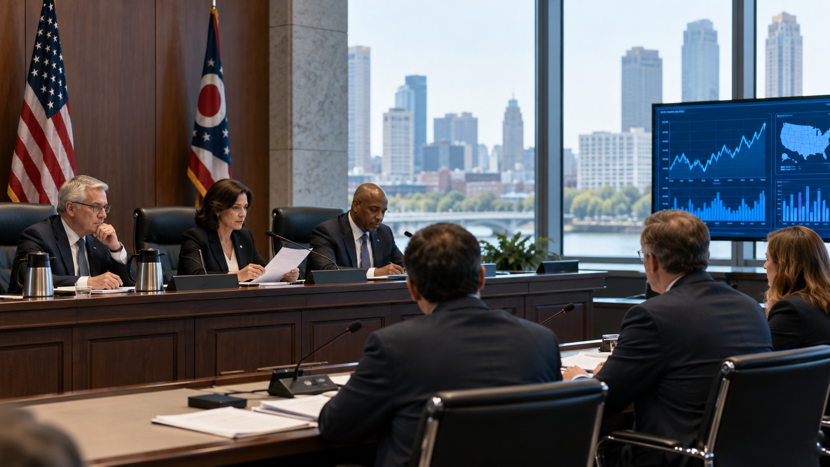 Editorial illustration for Ohio Prediction Market Regulation: Licensee Suitability Questions Expand