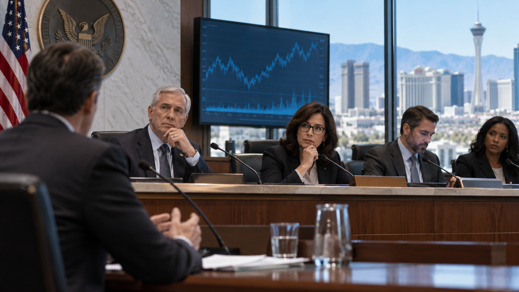Editorial illustration for Prediction Market Regulation: Nevada Responds to the CFTC Rulemaking Push