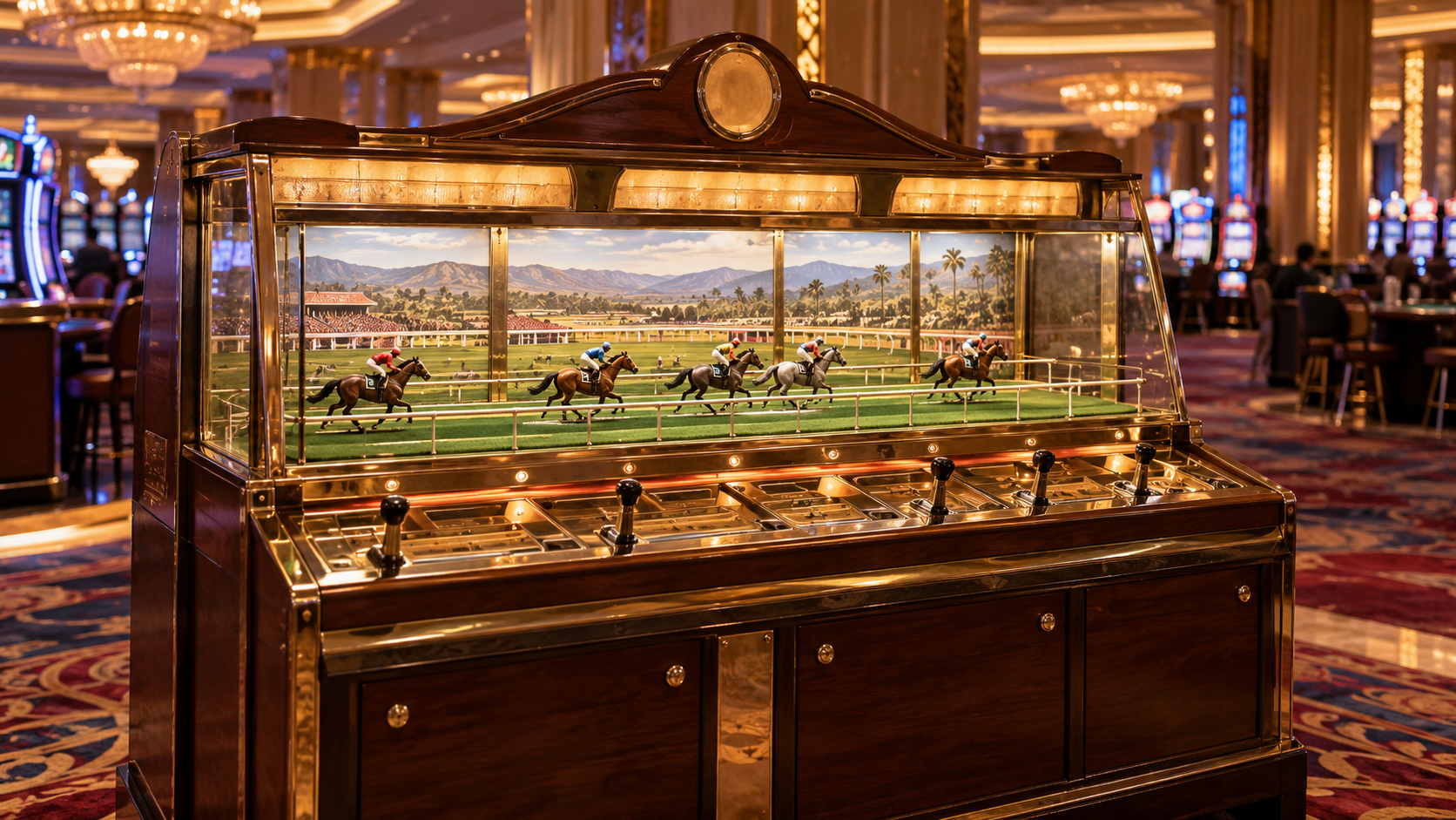 Editorial illustration for Sigma Derby Casino Game: Three Companies Revisit a Las Vegas Classic