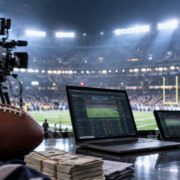 Editorial illustration for FanDuel NFL Advertising: New Campaign Puts Celebrity Marketing in Focus