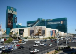 e MGM Hotel and Casino on the Vegas Strip