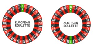 american and european roulette