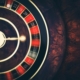 live roulette wheel spinning the white ball