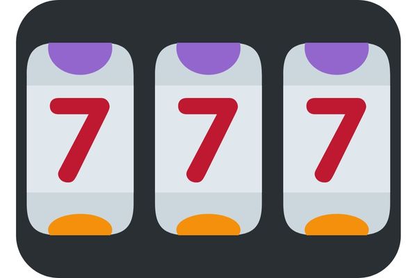 slot matching numbers showing the number 7